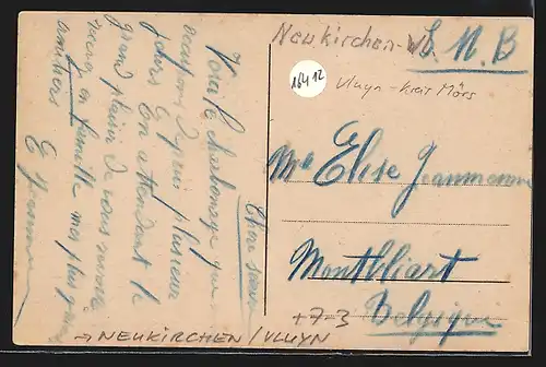 AK Neukirchen /Vluyn, Niederrheinische Bergwerksgesellschaft Schacht I/II