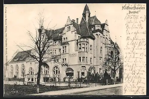 AK Hildburghausen, Am Café Burghof