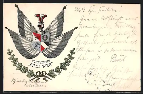 AK Strausberg, Wappen des Turnverein Frei-Weg