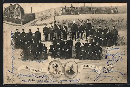 AK Bochum, Berg-Vorschule, Kaiser Wilhelm II.