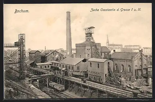 AK Bochum, Zeche Constantin der Grosse I & II