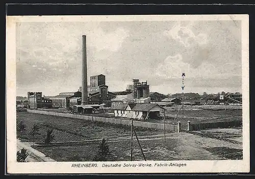 AK Rheinberg, Deutsche Solvay-Werke, Fabrik-Anlagen