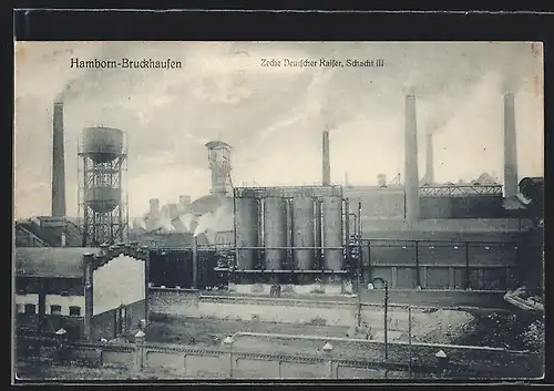 AK Hamborn-Bruckhausen, Zeche Deutscher Kaiser, Schacht III
