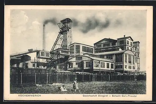 AK Hochemmerich, Gewerkschaft Diergardt, Schacht Carl-Theodor
