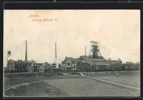 AK Moers, Kohlebergwerk, Kolonie Schacht IV.