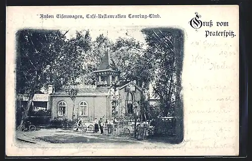 AK Wien, Cafe-Restaurant Touring Club im k. k. Prater