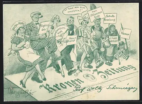 Künstler-AK Wien, Hausball der Kronen-Zeitung am 26.11.1938