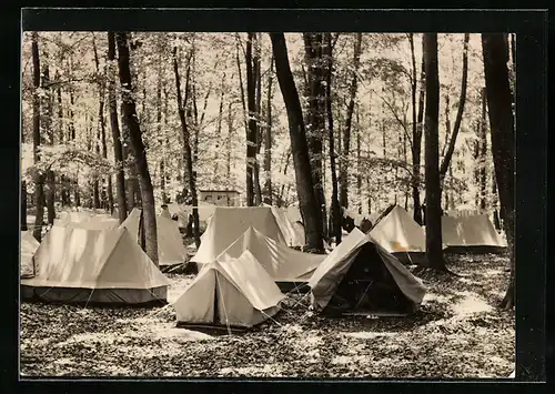 AK Bansin, Der Campingplatz des Seebades