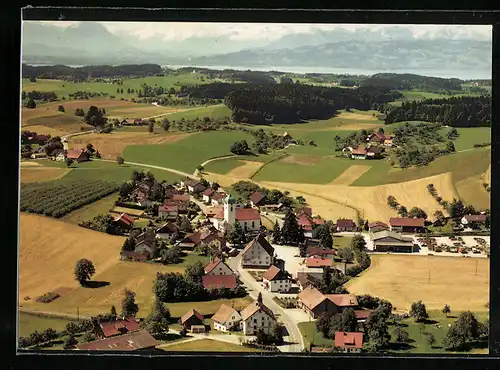 AK Wangen-Neuravensburg, Der Ortsteil Roggenzell aus der Vogelschau