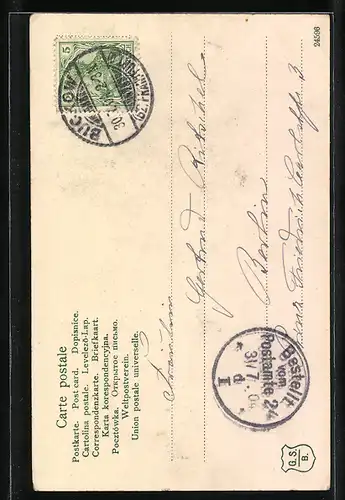 AK Buckow /Märk. Schweiz, Pritzhagener Mühle am Wasser