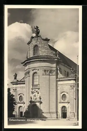 AK Ochsenhausen, Blick auf die Klosterkirche