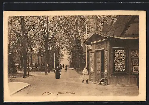 AK Piestany, Park részlet, AK-Verkauf