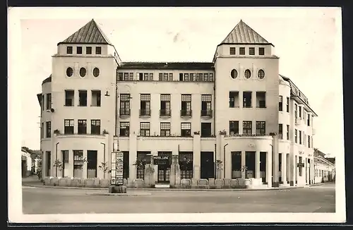 AK Piestany, Hotel Lipa, von der Strasse gesehen