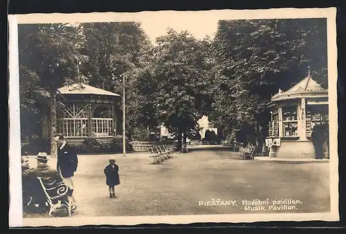 AK Piestany, Musik-Pavillon und Kiosk