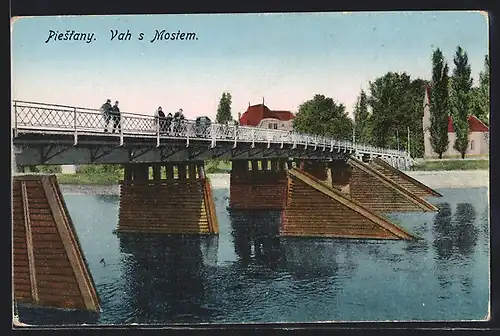 AK Pöstyen-fürdö, Vag hidja, Waagbrücke
