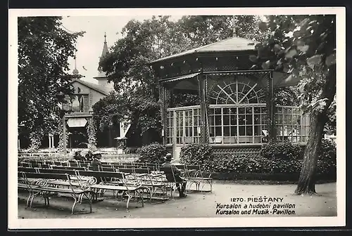 AK Piestany, Kursalon und Musik-Pavillon