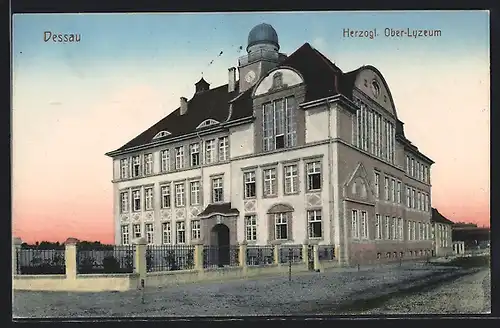 AK Dessau, Herzogliches Ober-Lyzeum