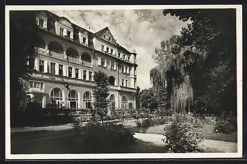 AK Piestany, Grand Hotel Royal mit Anlagen