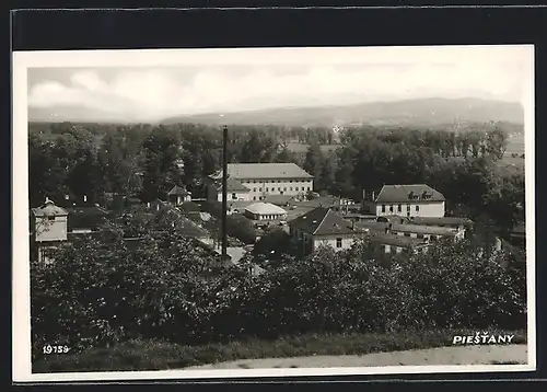 AK Piestany, Teilansicht aus der Vogelschau