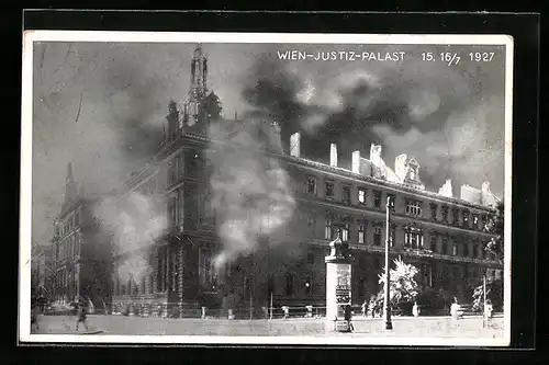AK Wien, Brand im Justiz-Palast 1927