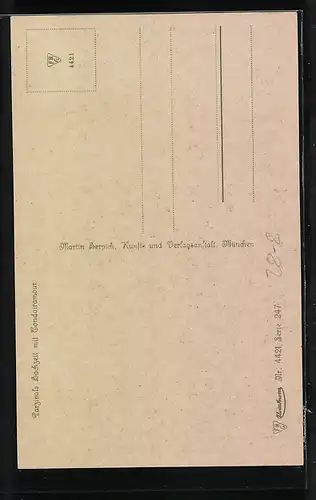 Künstler-AK sign. A. Spiess: Parsivals Hochzeit