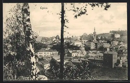 AK Úpice, Panorama