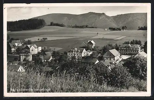 AK Bad Liebwerda / Lazne Libverda, Teilansicht, Isergebirge