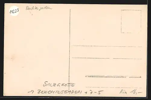 AK Berchtesgaden, Salzgrotte, Salzbergwerk