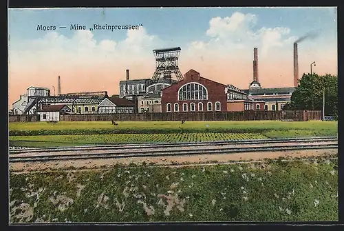 AK Moers, Kohlenmine Rheinpreussen