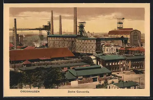 AK Oberhausen, Kohle-Zeche Concordia