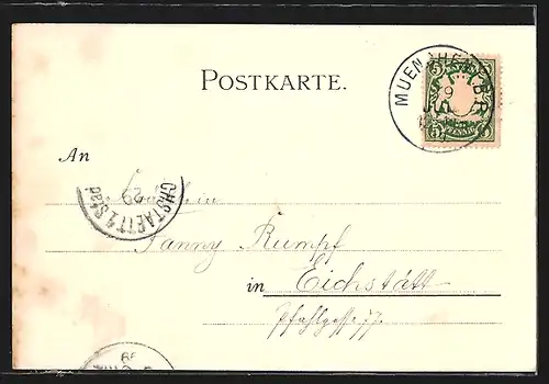 Künstler-AK Heinrich Kley: Propylaeen