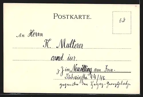 Künstler-AK Heinrich Kley: München, Partie am Isartor