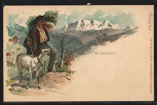AK Ziegenhirt auf der Blümlialp