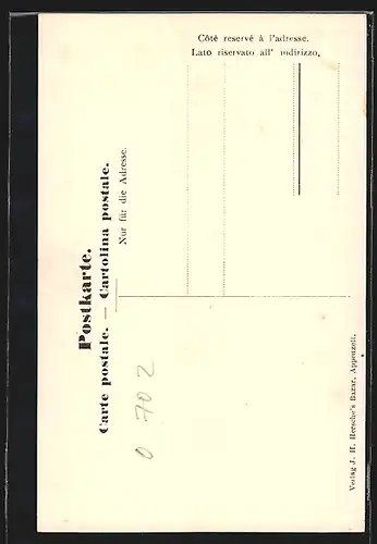 AK Appenzellerin in Tracht mit einem Stickrahmen