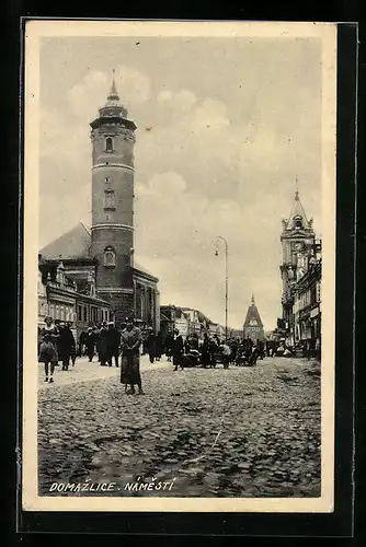 AK Domazlice, Námesti, Marktplatz