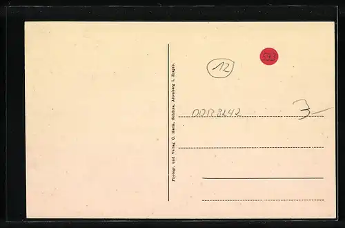 AK Altenberg i. Erzgeb., Gesamtansicht mit der Kirche im Zentrum