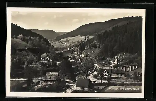 AK Alpirsbach /Schwarzwald, Ortsansicht mit Ehlenbogental