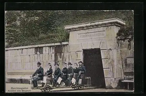 AK Berchtesgaden, Berchtesgadener Berg-Ausfahrt