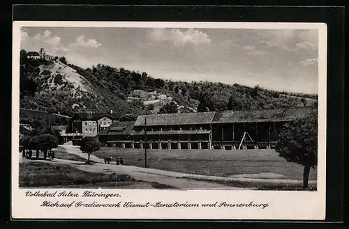 AK Bad Sulza /Thüringen, Gradierwerk, Wismut-Sanatorium und Sonnenburg