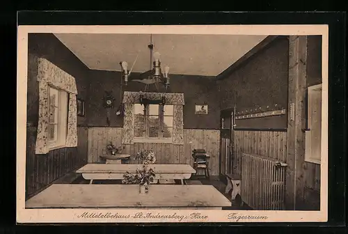 AK St. Andreasberg im Harz, Mittelbehaus, Tagesraum