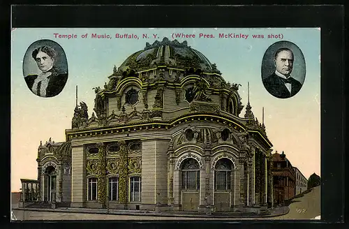 AK Buffalo, NY, Temple of Music where Pres. McKinley was shot