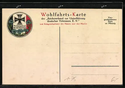 AK Zweibund zwischen Kaiser Franz Josef I. von Österreich & Kaiser Wilhelm II. von Preussen