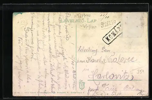 AK Komarom, Palyaudvar, Bahnhof