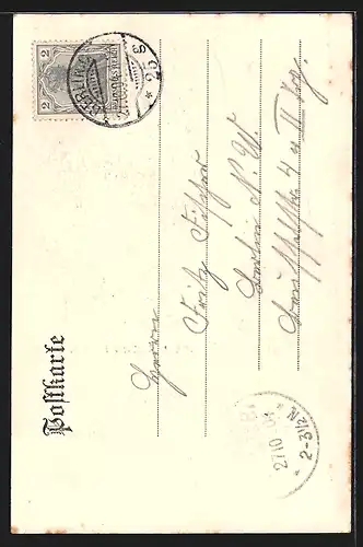 AK Malchow b. Berlin, Partie aus der Heimstätte Malchow