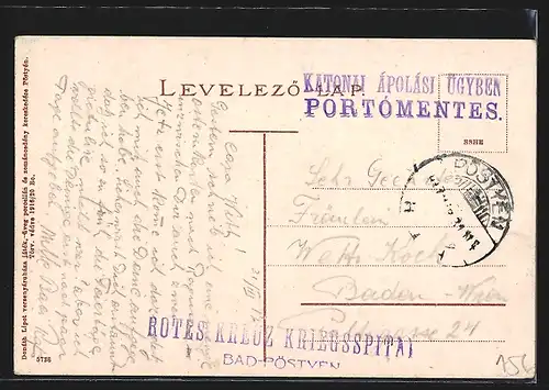 AK Piestany, Alte Bäder mit der Insel