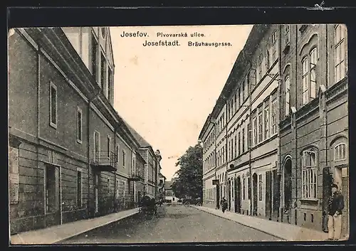 AK Josefstadt, Partie in der Bräuhausgasse