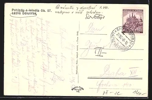 AK Lazne Belohrad, Panorama