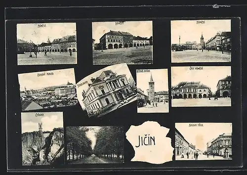 AK Jitschin / Gitschin / Jicin, Husova trida, Cerovka, Lipy