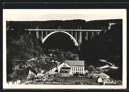 AK Lazne Bechyne, Nejvyssi zelez, betonovy most