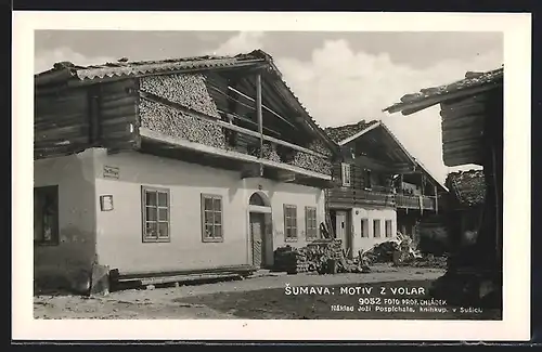 AK Wallern, Motiv aus der Ortschaft